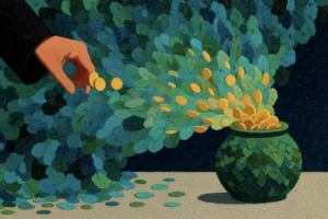 Golden coins